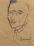 Amedeo Modigliani Arstide Sommati (mk38) painting